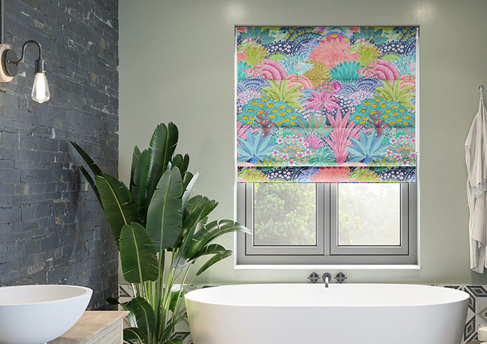 Kolkata Velvet, Rainbow - Roman Blind - Image 3